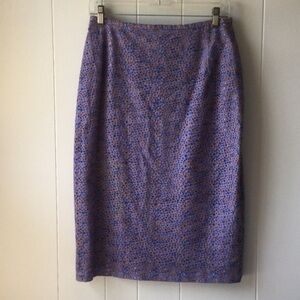 Philippe Adec Eyelet Lilac Skirt Size 8